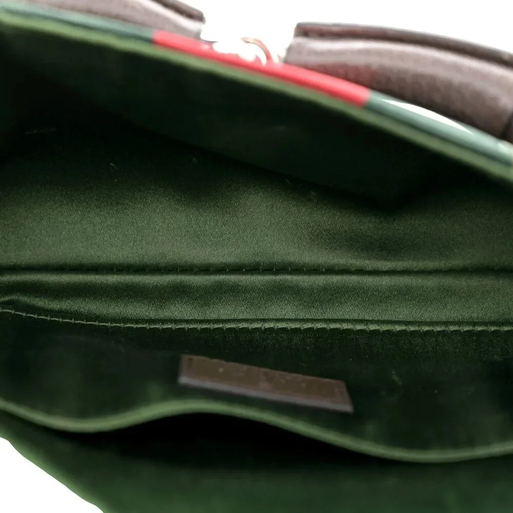 Canvas Web Stripe Small Chain Shoulder Bag - Picture 4 of 5
